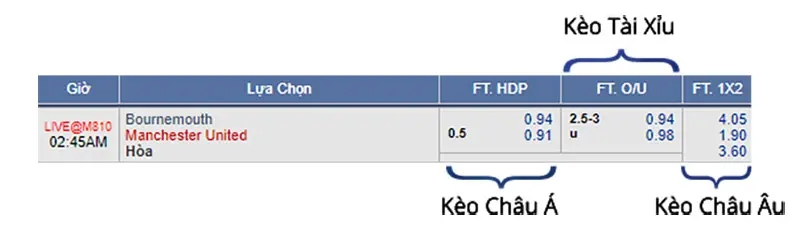 Kèo 2 1/4 là gì?
