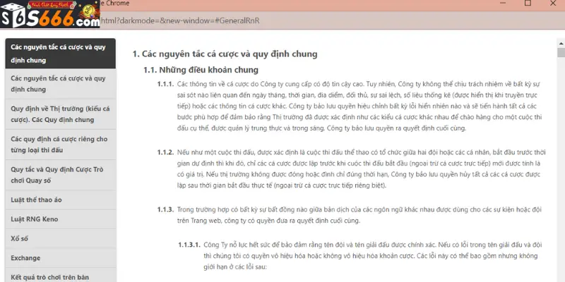 Hiểu rõ luật chơi của từng nhà cái